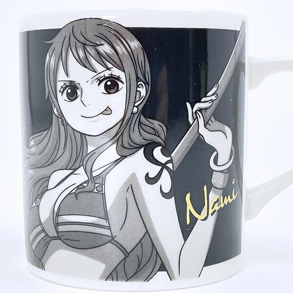 ワンピース ナミ モノクロームマグカップ コップ 日本製 商品画像2：キャラグッズPERFECT WORLD TOKYO