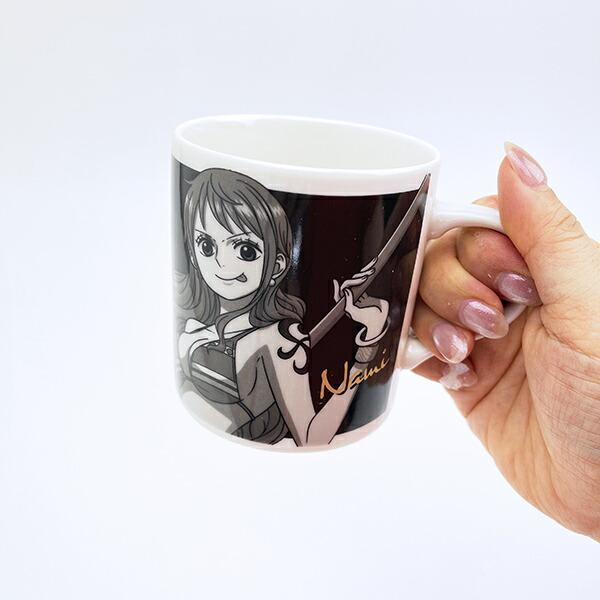 ワンピース ナミ モノクロームマグカップ コップ 日本製 商品画像4：キャラグッズPERFECT WORLD TOKYO