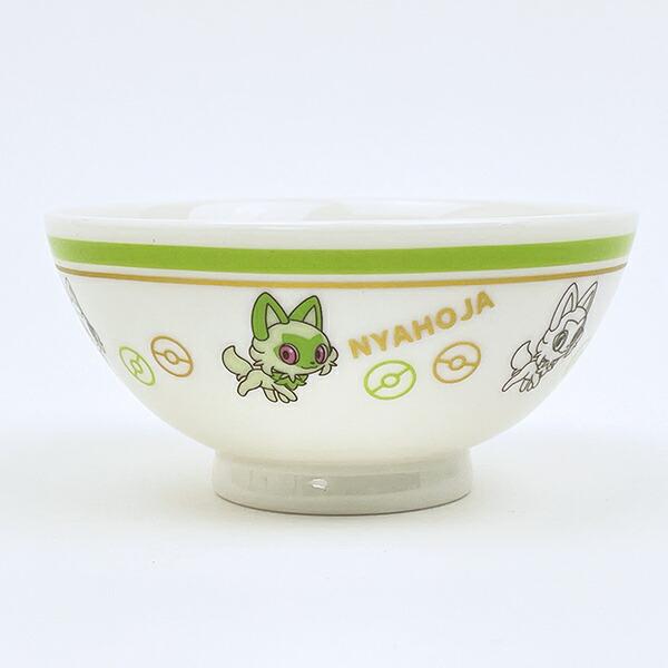 ポケットモンスター ニャオハ シンプル茶碗(M) 食器 日本製 ポケモン 商品画像2：キャラグッズPERFECT WORLD TOKYO