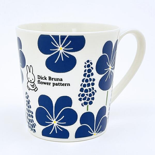 ミッフィー miffy フラワーパターン たっぷりマグカップ ブルー コップ 日本･･･