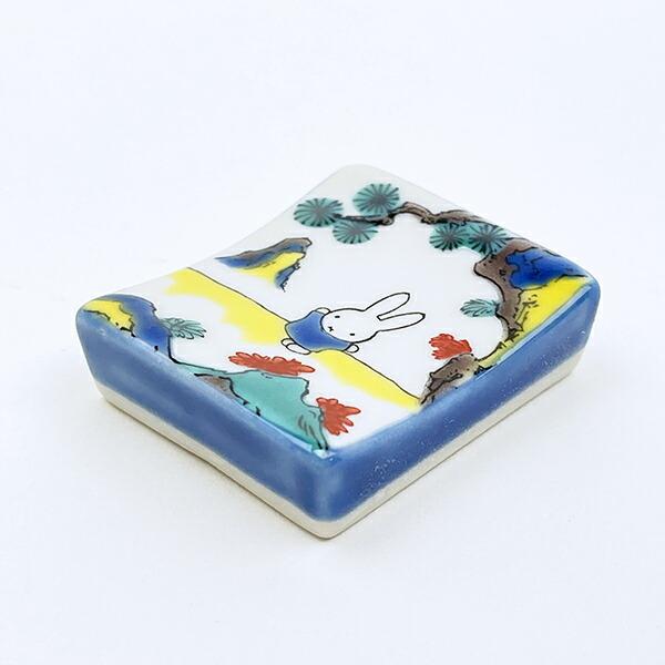 ミッフィー miffy 九谷焼 箸置き(五彩) 食器 日本製 商品画像2：キャラグッズPERFECT WORLD TOKYO