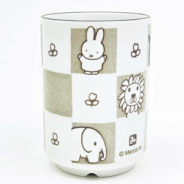 ミッフィー miffy どうぶつ 湯呑 茶 コップ 食器 日本製 商品画像2：キャラグッズPERFECT WORLD TOKYO