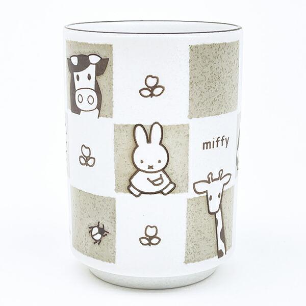 ミッフィー miffy どうぶつ 湯呑 茶 コップ 食器 日本製 商品画像3：キャラグッズPERFECT WORLD TOKYO