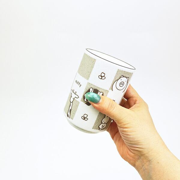 ミッフィー miffy どうぶつ 湯呑 茶 コップ 食器 日本製 商品画像4：キャラグッズPERFECT WORLD TOKYO