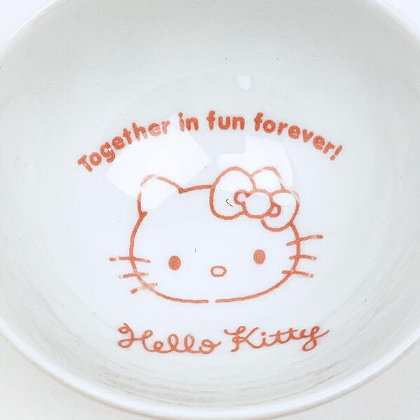 サンリオ ハローキティ 染付茶碗 チェック 食器 日本製 Sanrio 商品画像2：キャラグッズPERFECT WORLD TOKYO