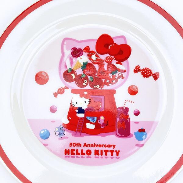 サンリオ ハローキティ 50th プレート 食器 日本製 Sanrio 商品画像2：キャラグッズPERFECT WORLD TOKYO