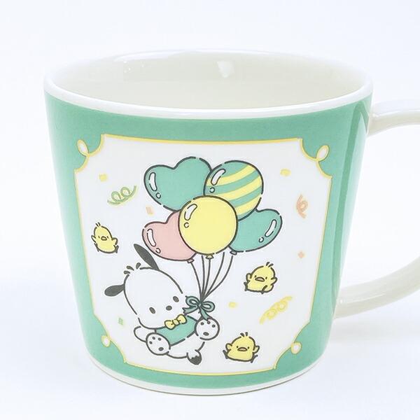 サンリオ ポチャッコ 35th マグカップ（ミント) コップ 日本製 Sanrio 商品画像2：キャラグッズPERFECT WORLD TOKYO