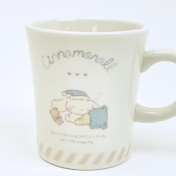 サンリオ シナモロール マグカップ(スリーブ) のんびりナチュラル 食器 シナモン 日本製 Sanrio 商品画像2：キャラグッズPERFECT WORLD TOKYO