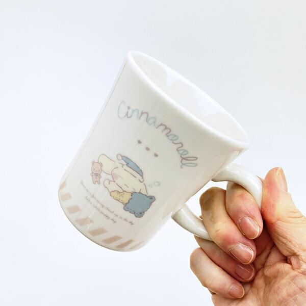 サンリオ シナモロール マグカップ(スリーブ) のんびりナチュラル 食器 シナモン 日本製 Sanrio 商品画像4：キャラグッズPERFECT WORLD TOKYO