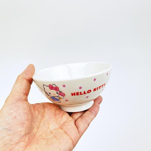 サンリオ ハローキティ 茶碗 スイーツ＆ドット 食器 日本製 Sanrio 商品画像5：キャラグッズPERFECT WORLD TOKYO