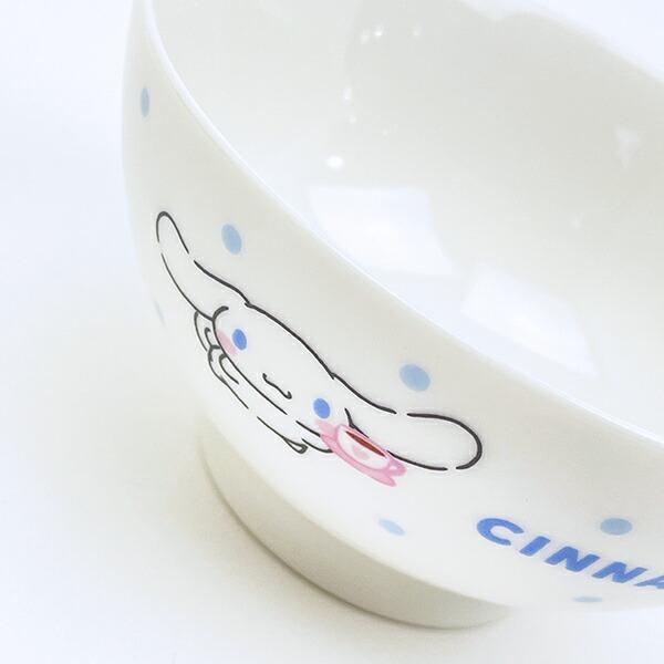 サンリオ シナモロール 茶碗 スイーツ＆ドット 食器 シナモン 日本製 Sanrio 商品画像2：キャラグッズPERFECT WORLD TOKYO