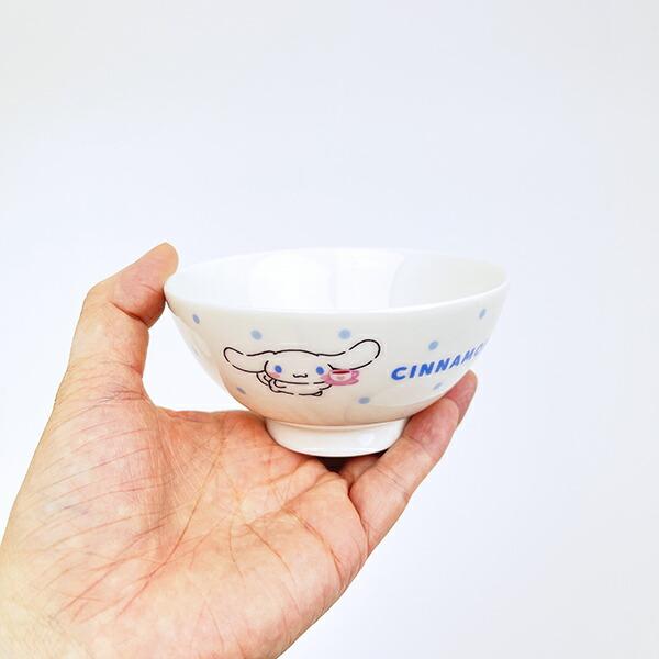 サンリオ シナモロール 茶碗 スイーツ＆ドット 食器 シナモン 日本製 Sanrio 商品画像4：キャラグッズPERFECT WORLD TOKYO