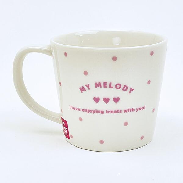 サンリオ マイメロディ マグカップ スイーツ＆ドット コップ 日本製 Sanrio 商品画像2：キャラグッズPERFECT WORLD TOKYO