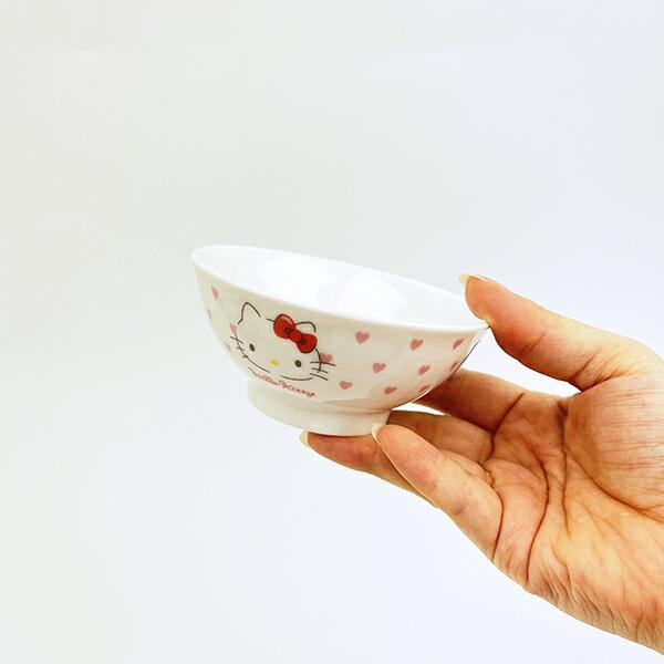 サンリオ ハローキティ こども茶碗 ピンクハート 食器 キッズ 日本製 Sanrio 商品画像5：キャラグッズPERFECT WORLD TOKYO
