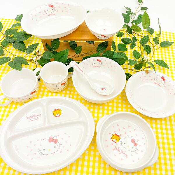 サンリオ ハローキティ こども茶碗 ピンクハート 食器 キッズ 日本製 Sanrio 商品画像6：キャラグッズPERFECT WORLD TOKYO