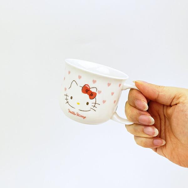サンリオ ハローキティ こどもマグカップ ピンクハート コップ キッズ 日本製 Sanrio 商品画像4：キャラグッズPERFECT WORLD TOKYO
