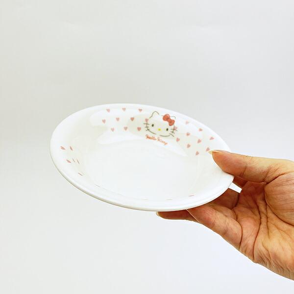 サンリオ ハローキティ フルーツ皿 ピンクハート 食器 日本製 Sanrio 商品画像4：キャラグッズPERFECT WORLD TOKYO
