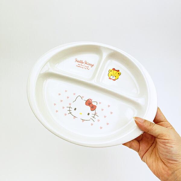 サンリオ ハローキティ ランチプレート ピンクハート 食器 日本製 Sanrio 商品画像4：キャラグッズPERFECT WORLD TOKYO