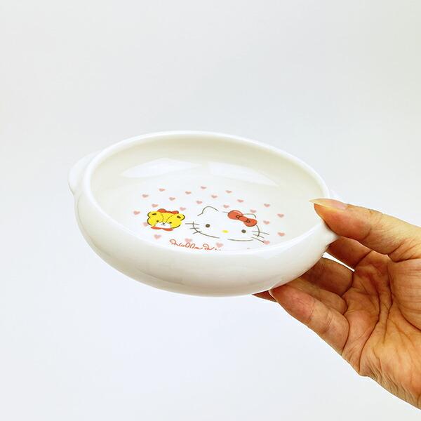 サンリオ ハローキティ すくいやすい食器UDボウル(M) ピンクハート キッズ 日本製 Sanrio 商品画像3：キャラグッズPERFECT WORLD TOKYO