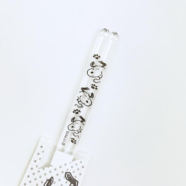 スヌーピー ハロークリア箸 食器 日本製 SNOOPY 商品画像2：キャラグッズPERFECT WORLD TOKYO