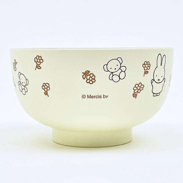 ミッフィー miffy ＆テディベア 塗汁椀 食器 日本製 商品画像3：キャラグッズPERFECT WORLD TOKYO