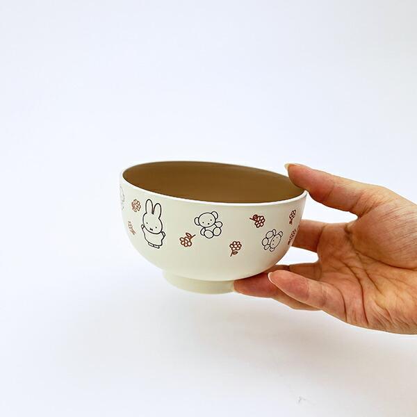 ミッフィー miffy ＆テディベア 塗汁椀 食器 日本製 商品画像4：キャラグッズPERFECT WORLD TOKYO