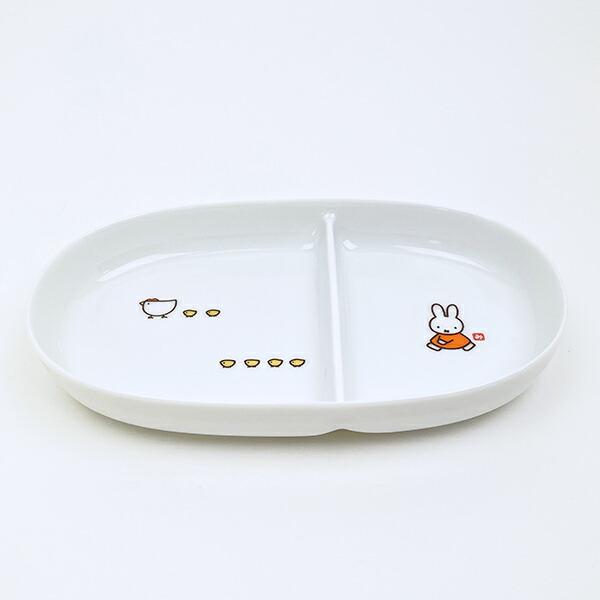 ミッフィー miffy イングレーズ(こっこ親子) 楕円ランチプレート 食器 ベビー･･･