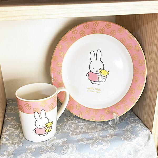 ミッフィー miffy 70th 記念プレート ピンク 食器 日本製 商品画像8：キャラグッズPERFECT WORLD TOKYO