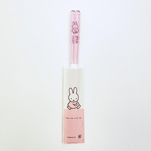 ミッフィー miffy cotton クリア箸 ライトピンク 食器 日本製 商品画像2：キャラグッズPERFECT WORLD TOKYO