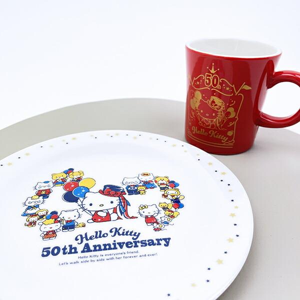 サンリオ ハローキティ 50th マグカップ(レッド) コップ 日本製 Sanrio 商品画像7：キャラグッズPERFECT WORLD TOKYO