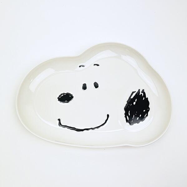 スヌーピー フェイス ダイカットプレート(L) 食器 SNOOPY