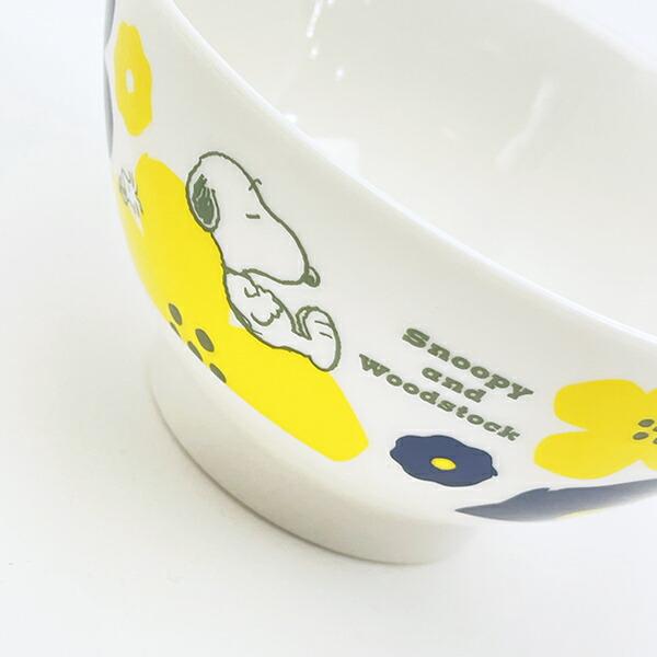 スヌーピー フラワー モーメント茶碗 食器 日本製 SNOOPY 商品画像2：キャラグッズPERFECT WORLD TOKYO