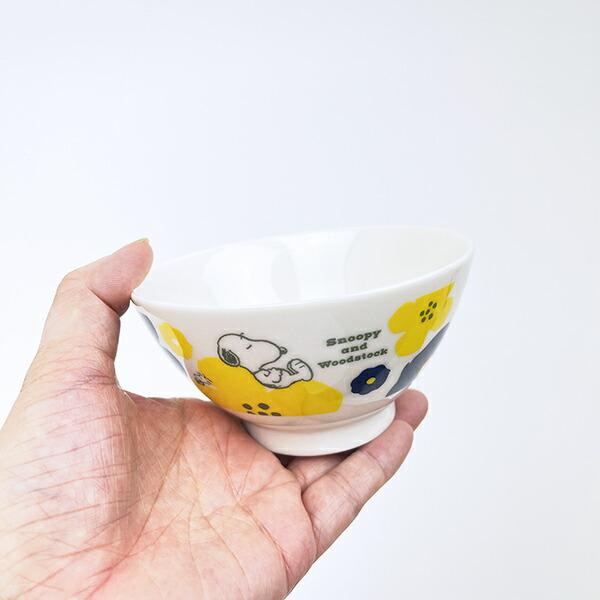 スヌーピー フラワー モーメント茶碗 食器 日本製 SNOOPY 商品画像4：キャラグッズPERFECT WORLD TOKYO