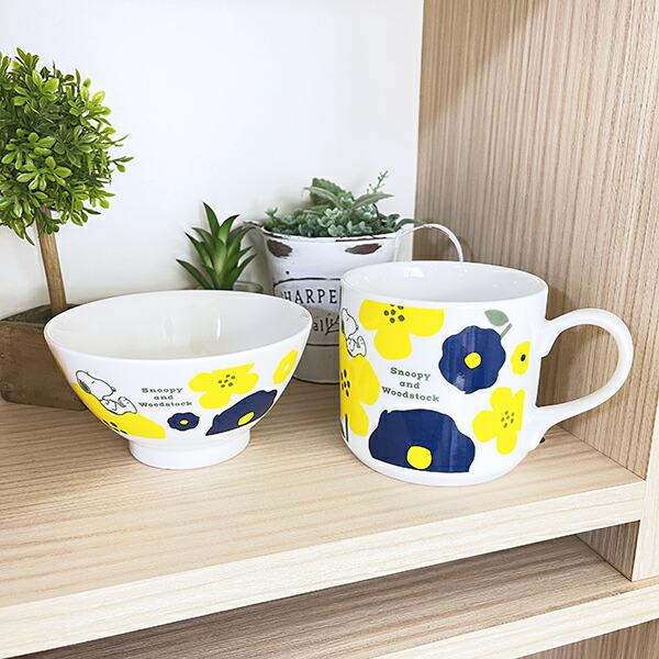 スヌーピー フラワー モーメントマグカップ コップ 日本製 SNOOPY 商品画像5：キャラグッズPERFECT WORLD TOKYO