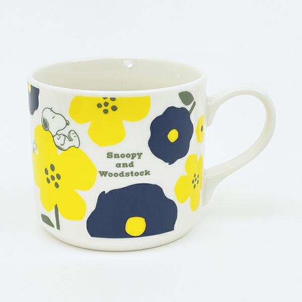 スヌーピー フラワー モーメントマグカップ コップ 日本製 SNOOPY