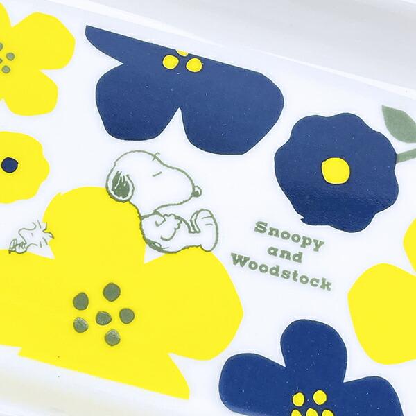 スヌーピー フラワー モーメントロングトレー お皿 食器 SNOOPY 商品画像2：キャラグッズPERFECT WORLD TOKYO