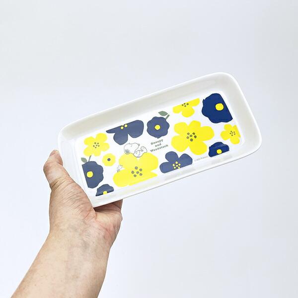 スヌーピー フラワー モーメントロングトレー お皿 食器 SNOOPY 商品画像5：キャラグッズPERFECT WORLD TOKYO
