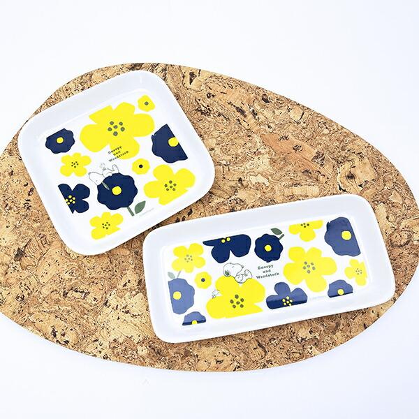 スヌーピー フラワー モーメントロングトレー お皿 食器 SNOOPY 商品画像6：キャラグッズPERFECT WORLD TOKYO