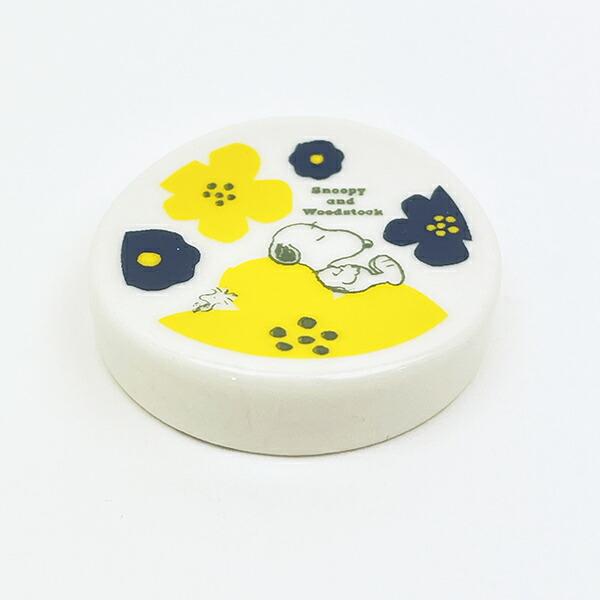 スヌーピー フラワー モーメント丸箸置き キッチン 日本製 SNOOPY 商品画像2：キャラグッズPERFECT WORLD TOKYO