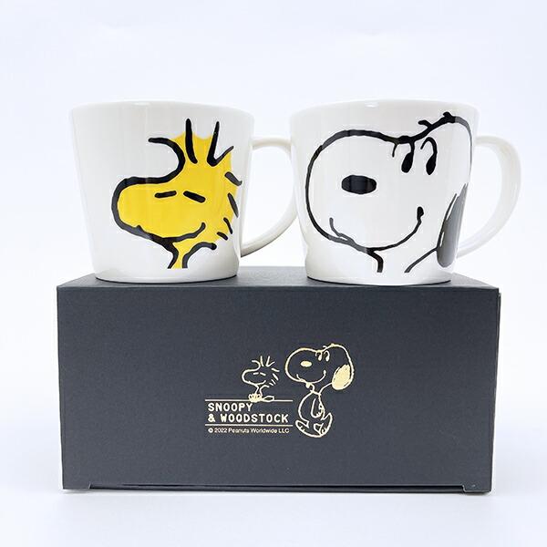 スヌーピー ウッドストック スマイルフェイスペアマグセット コップ 日本製 SNOOPY 商品画像7：キャラグッズPERFECT WORLD TOKYO