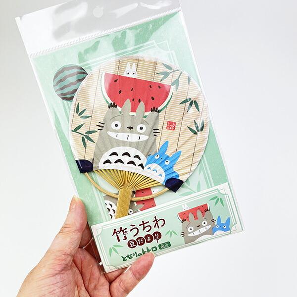 スタジオジブリ となりのトトロ 竹うちわ 豆だより 商品画像4：キャラグッズPERFECT WORLD TOKYO
