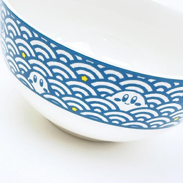 星のカービィ カービィたちと青海波 茶碗  ふわふ和コレクションシリーズ 食器 商品画像2：キャラグッズPERFECT WORLD TOKYO