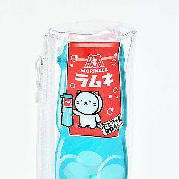 森永ラムネ ラムネボトル クリアポーチ ペンケース 文具 商品画像2：キャラグッズPERFECT WORLD TOKYO