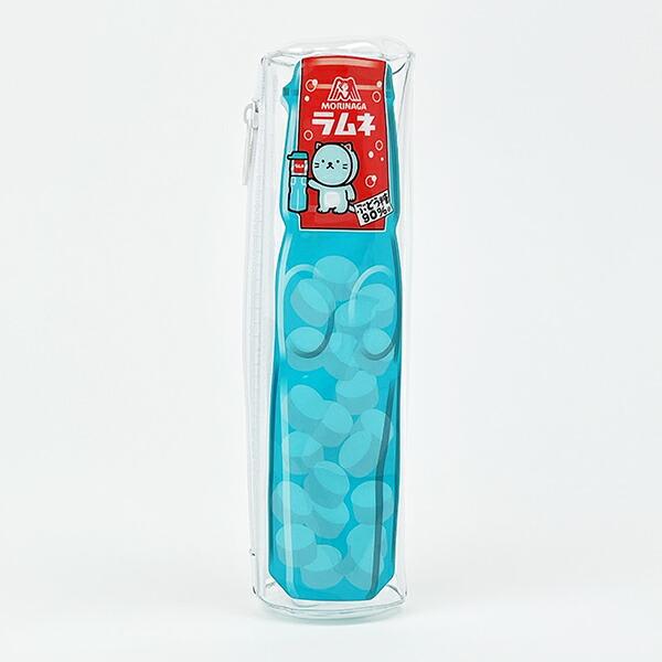 森永ラムネ ラムネボトル クリアポーチ ペンケース 文具