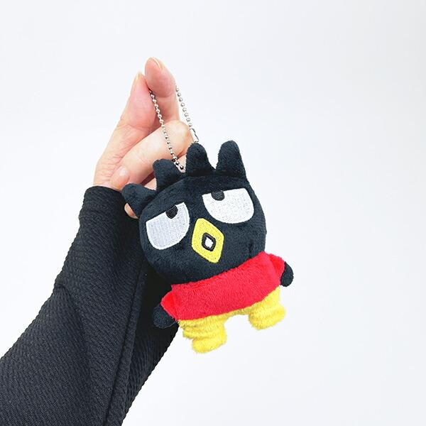 クレヨンしんちゃん × サンリオ バッドばつ丸 ぬいぐるみマスコット キーホルダー Sanrio 商品画像4：キャラグッズPERFECT WORLD TOKYO