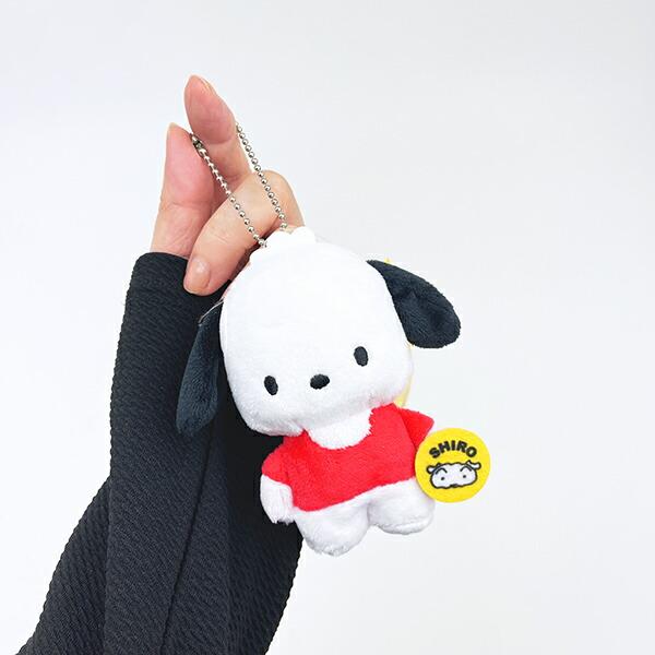 クレヨンしんちゃん × サンリオ ポチャッコ ぬいぐるみマスコット キーホルダー Sanrio 商品画像5：キャラグッズPERFECT WORLD TOKYO