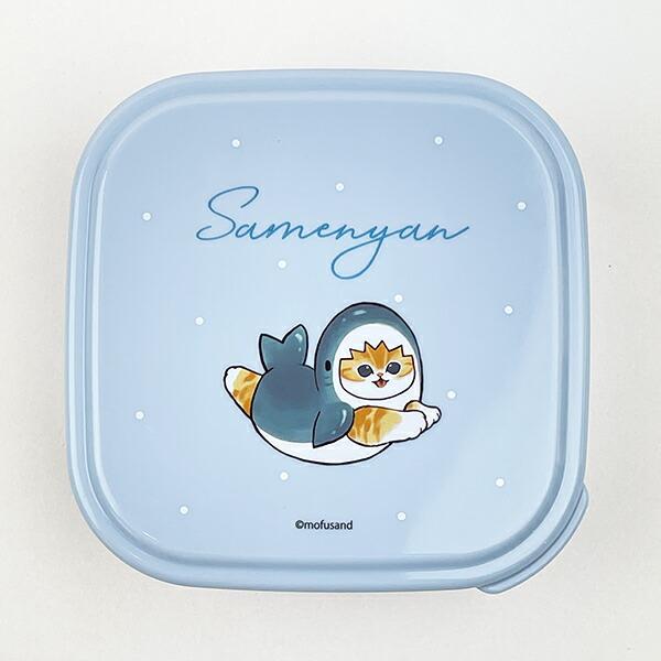 モフサンド mofusand シール容器2Pセット ブルー ランチ 日本製 商品画像4：キャラグッズPERFECT WORLD TOKYO