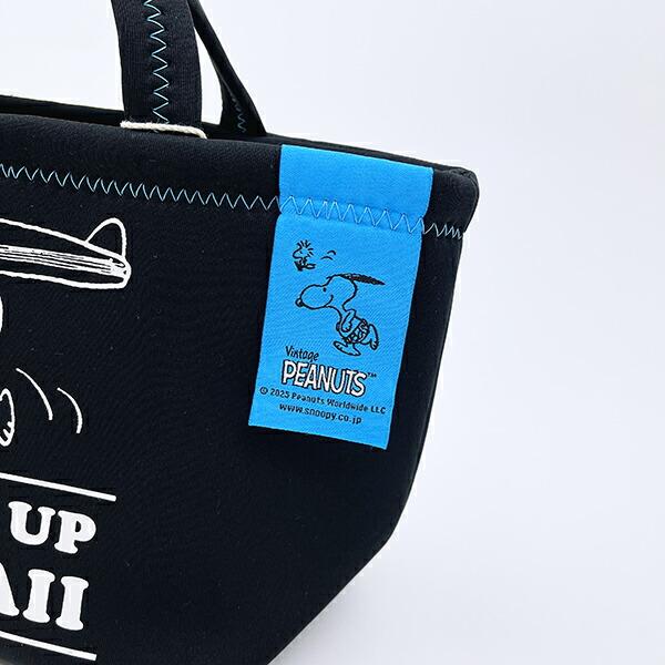 スヌーピー ネオプレン保冷バッグ サイズ ブラック ランチ SNOOPY 商品画像3：キャラグッズPERFECT WORLD TOKYO