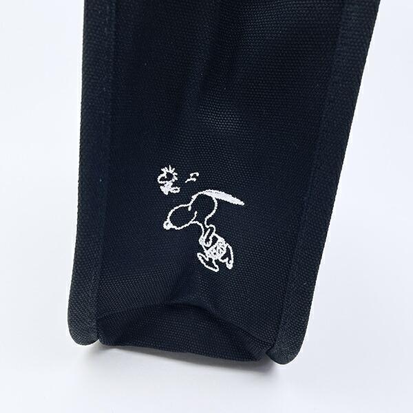 スヌーピー 仕切りランチトートバッグ ブラック SNOOPY 商品画像3：キャラグッズPERFECT WORLD TOKYO