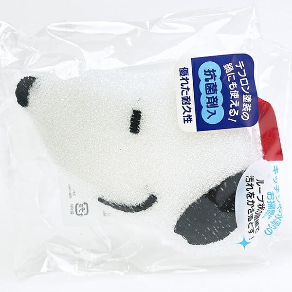 スヌーピー キラキラキッチンスポンジ にっこり SNOOPY 商品画像2：キャラグッズPERFECT WORLD TOKYO